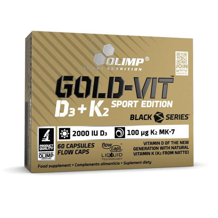

Витамины и минералы Olimp Gold-Vit D3+K2 Sport Edition, 60 капсул