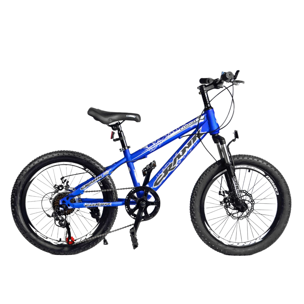 

Детский велосипед спортивный Corso Crank 7-12 лет двухколесный 20’’ Синий