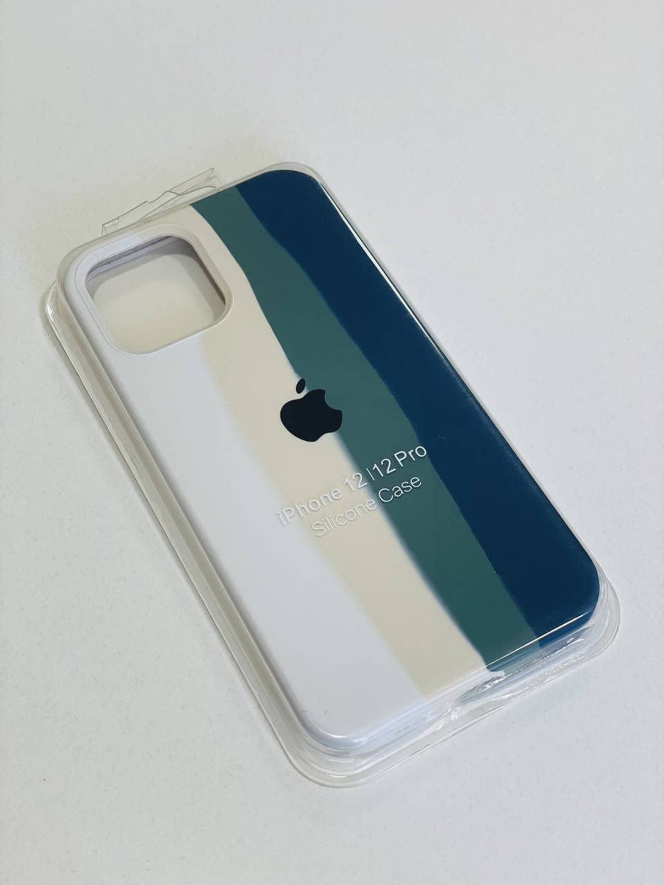 

Силиконовый чехол для iPhone 12 Pro White/Dark Blue, Разные цвета