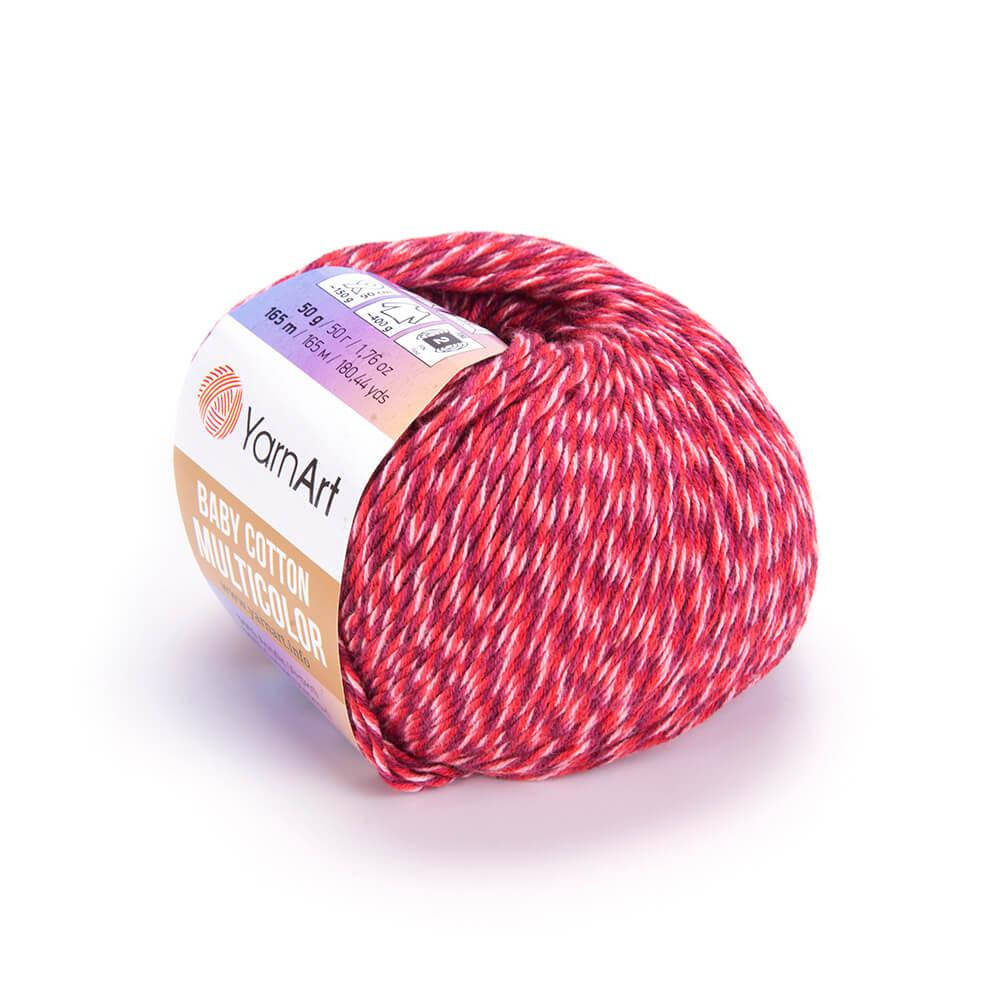 

YarnArt Baby Cotton Multicolor № 5209 (Ярн Арт Беби Коттон Мултиколор) (Пряжа коттон, нитки для вязания), Разные цвета