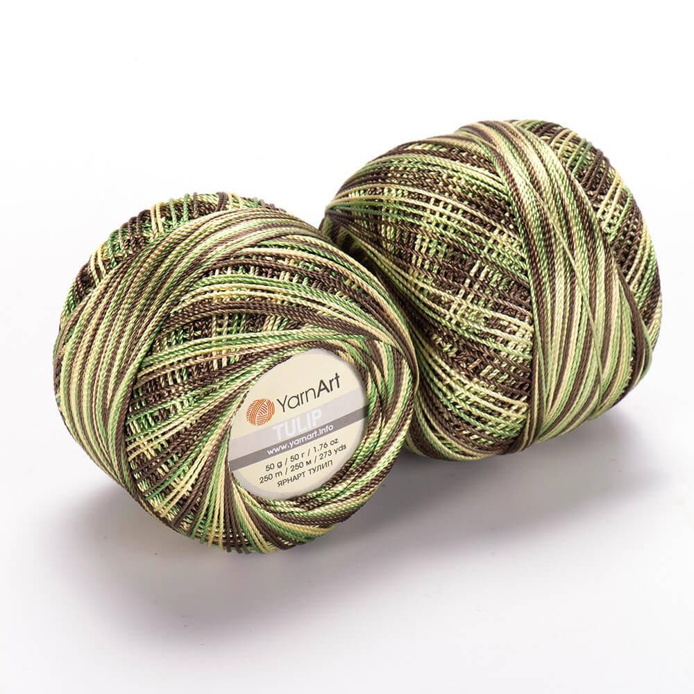 

Yarnart Tulip № 477 меланж