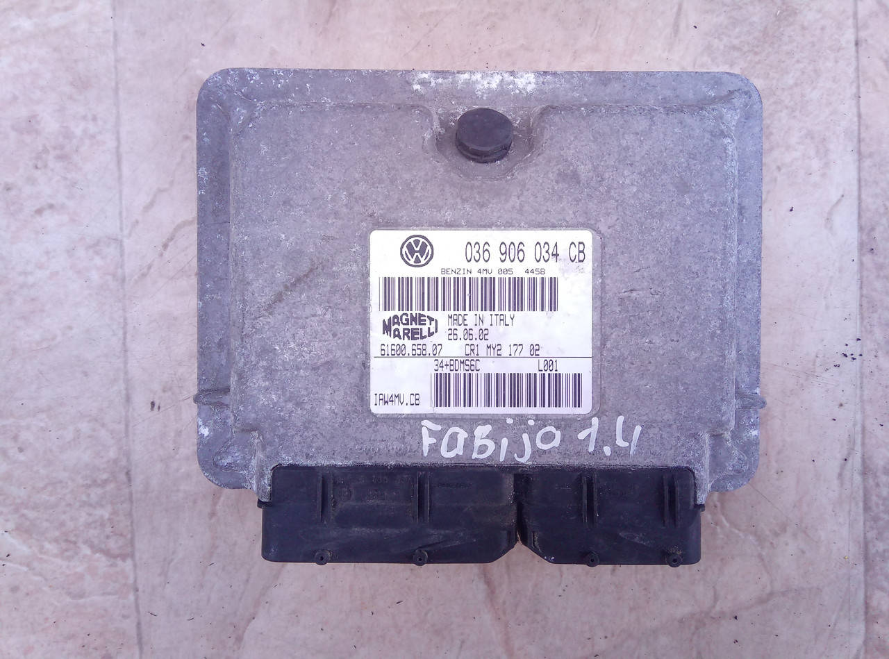 

Блок управления двигателем Skoda Fabia Magneti Marelli 036 906 034 CB