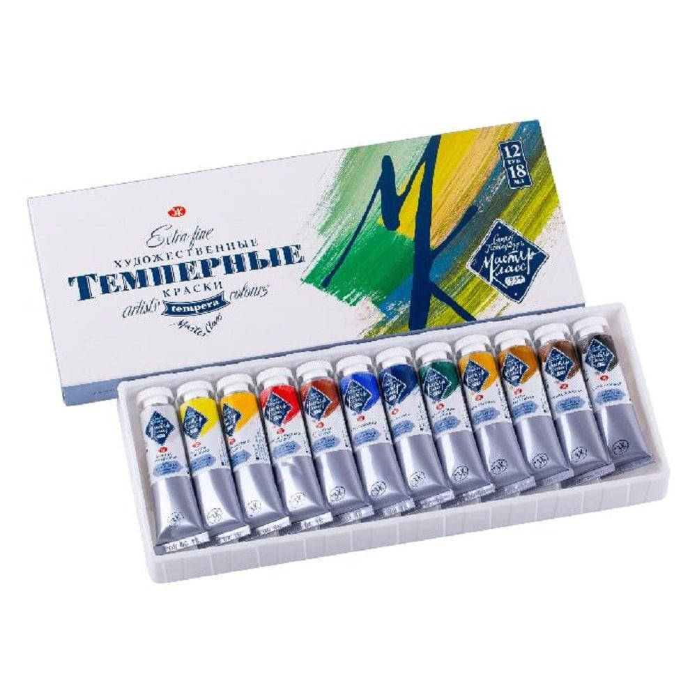 

Набір темперних фарб "Мастер-Класс", 12 кол.*18 мл, ЗХК