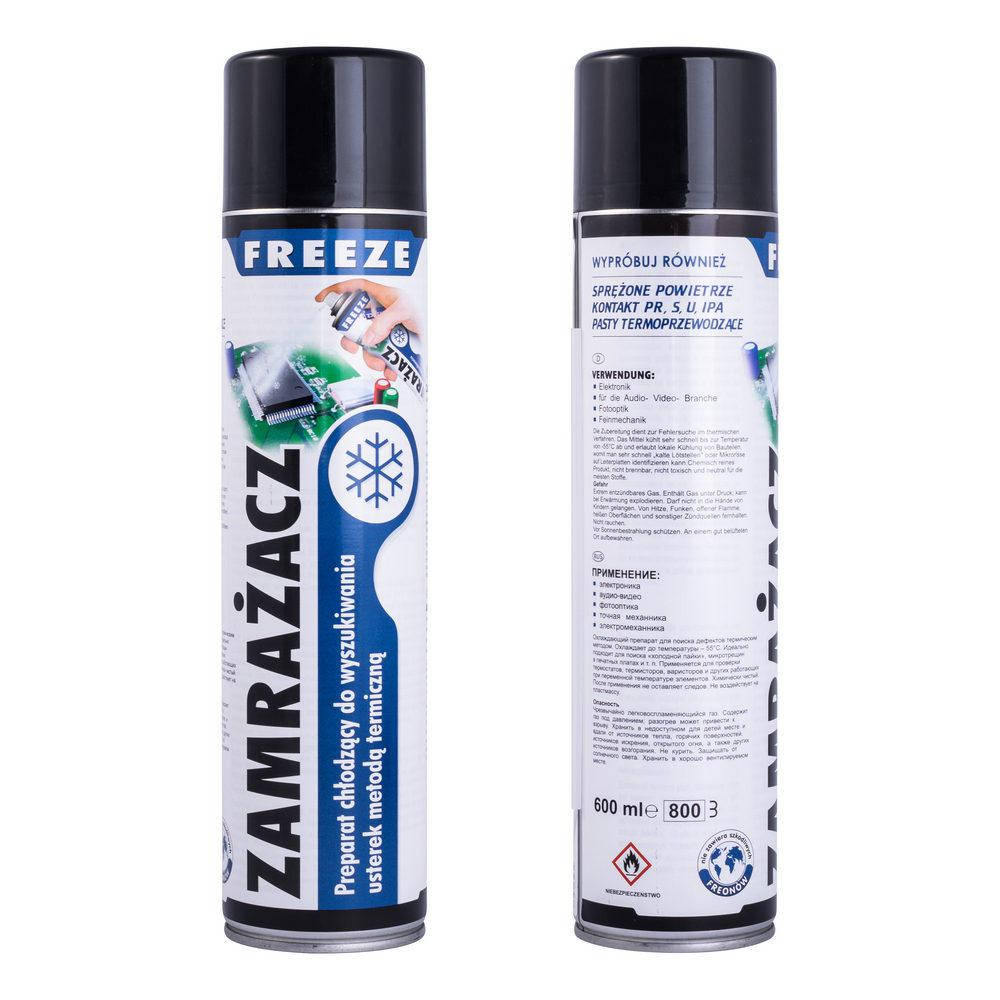 

Замораживающий аэрозоль FREEZE-600ML (ART.AGT-129) AG Termopasty