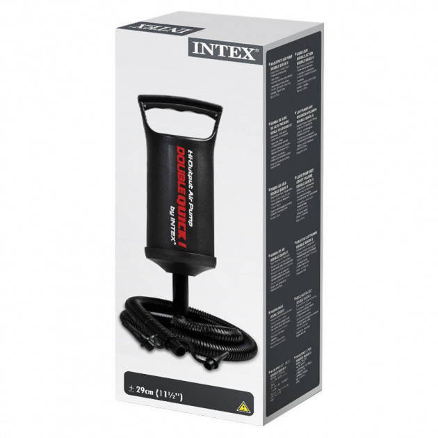 

Ручной насос Intex 68612 - Для кругов, матрасов, мячей, лодок бассейнов - 29 см