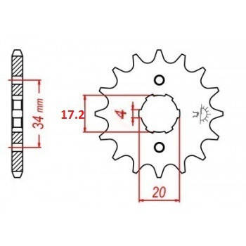 

Ведущая звезда -520H-13T Loncin- LX200GY-3
