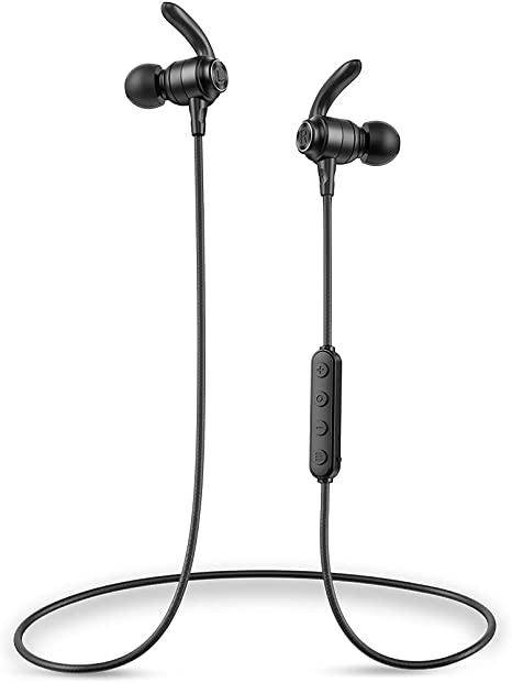 

Беспроводные наушники Picun Bluetooth V5.0 для бега, стерео HiFi IPX7, Черный