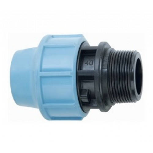 

Муфта 25х1/2" зажимная с наружной резьбой Unidelta, Синий