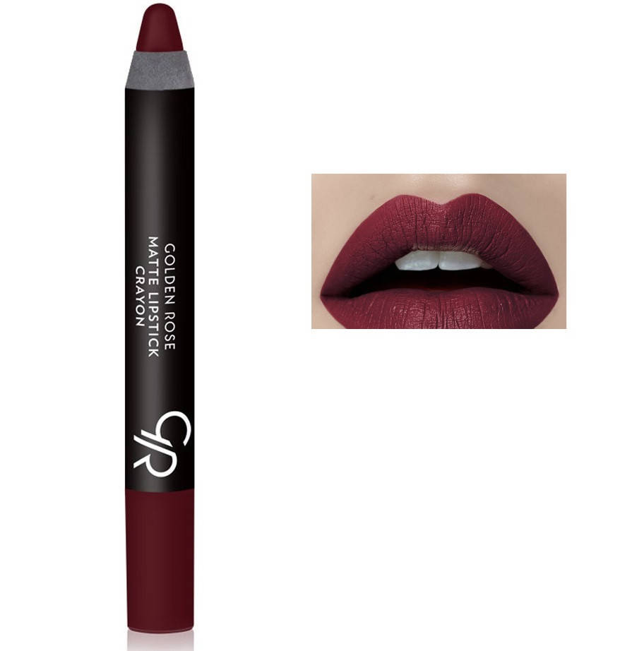 

Матовая помада-карандаш Matte Lipstick Crayon Golden Rose №2