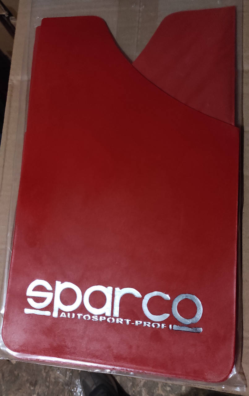 

Красные Брызговики Sparco универсальные 4шт