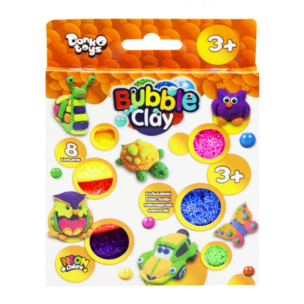 

Набор для творчества "Bubble Clay" BBC-04-01U, 8 цветов