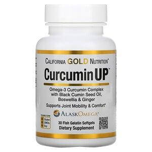 

California Gold Nutrition, CurcuminUP, комплекс с омега-3 и куркумином, для подвижности и комфорта в работе су