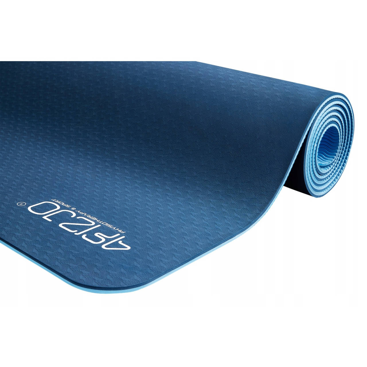 

Коврик (мат) для йоги и фитнеса 4FIZJO TPE 6 мм 4FJ0033 Blue/Sky Blue, Разные цвета