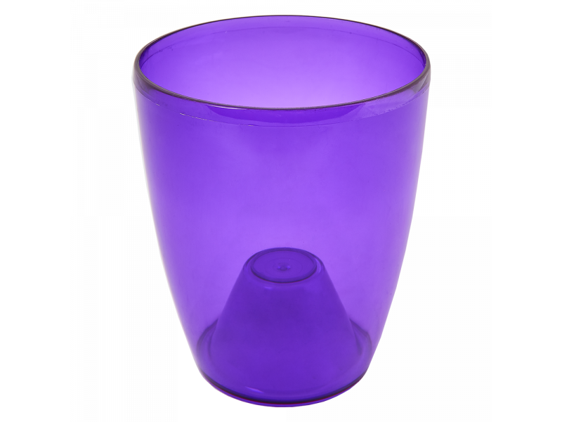 

Горшок для орхидей "Орхидея" 18*21 см. (фиолетовый прозрачный)