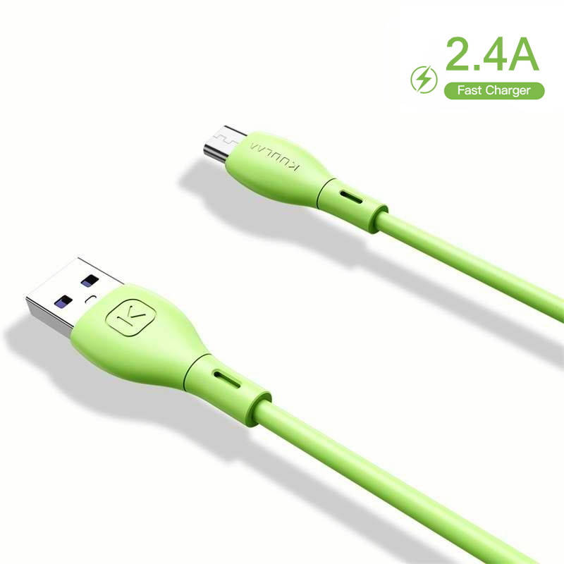 

Кабель USB - microUSB 2in1 (1 м) 2.4A Fast Charge провод быстрой зарядки и передачи данных телефона смартфона
