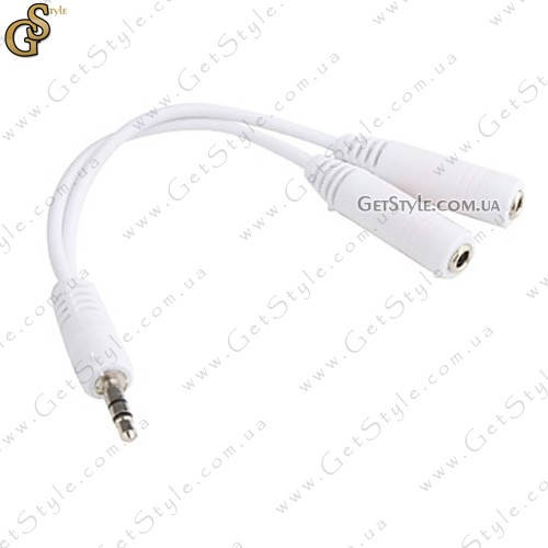 

Переходник для двух пар наушников - "Audio Splitter", Белый