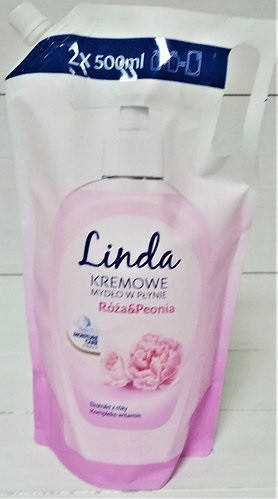 

Жидкое крем-мыло Linda роза и пион 1л
