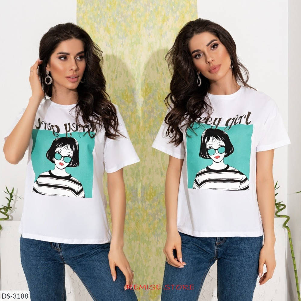 

Футболка женская арт. 20y316 (L, M, S) "REMISE STORE" недорого от прямого поставщика