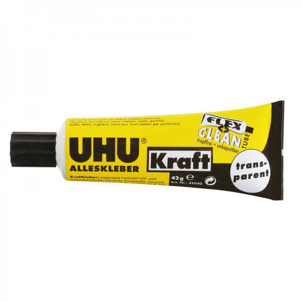 

Клей UHU Універсальний прозорий - KRAFT FLEX&CLEAN - 42 гр.
