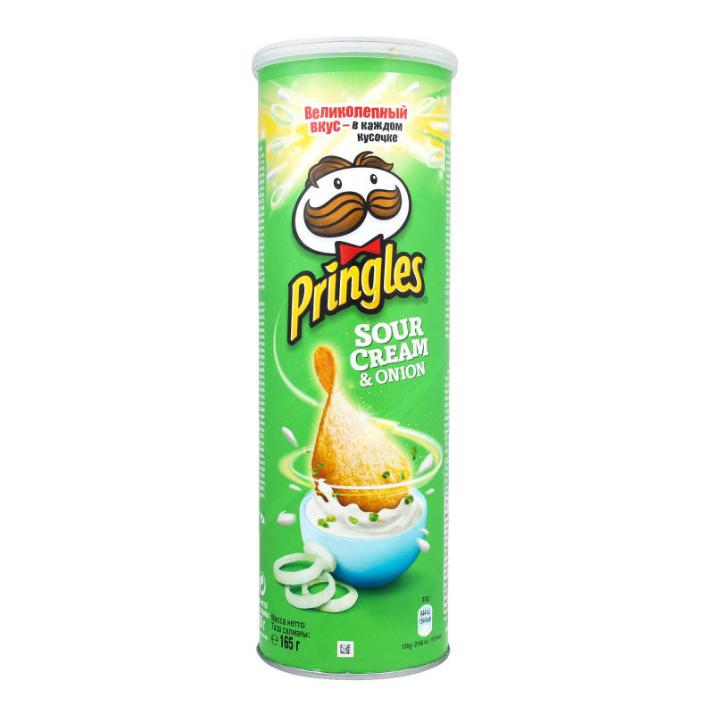 

Чіпси Pringles сметана та цибуля 165г