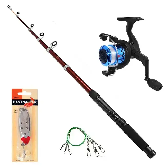 

Рыболовный набор 4в1 Спиннинг Wild cat 2,1м с блесной