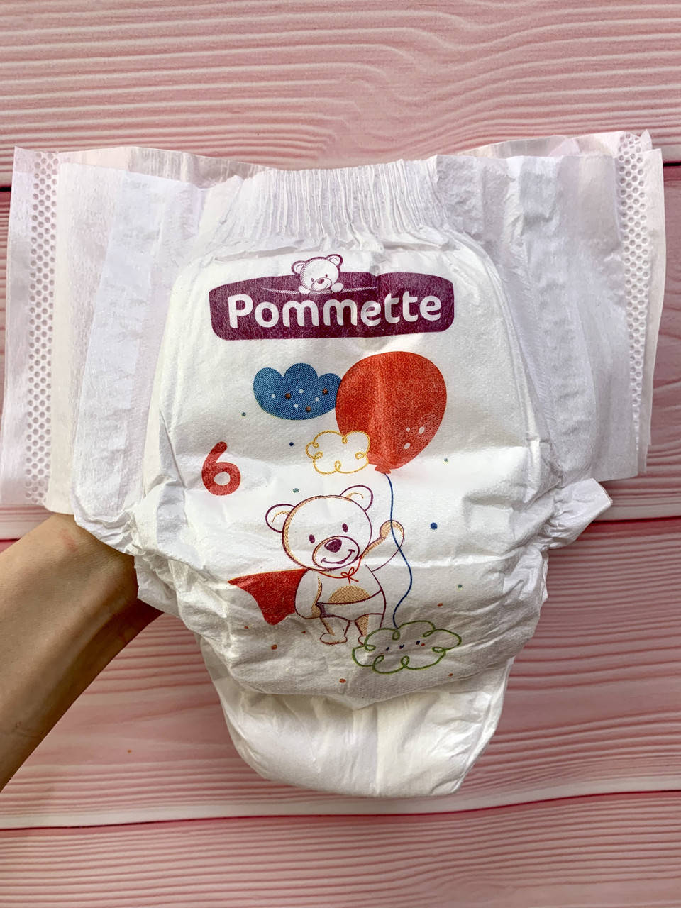 

Подгузники-трусики 6 ЕКО Pommette (16+кг) 31шт, Белый