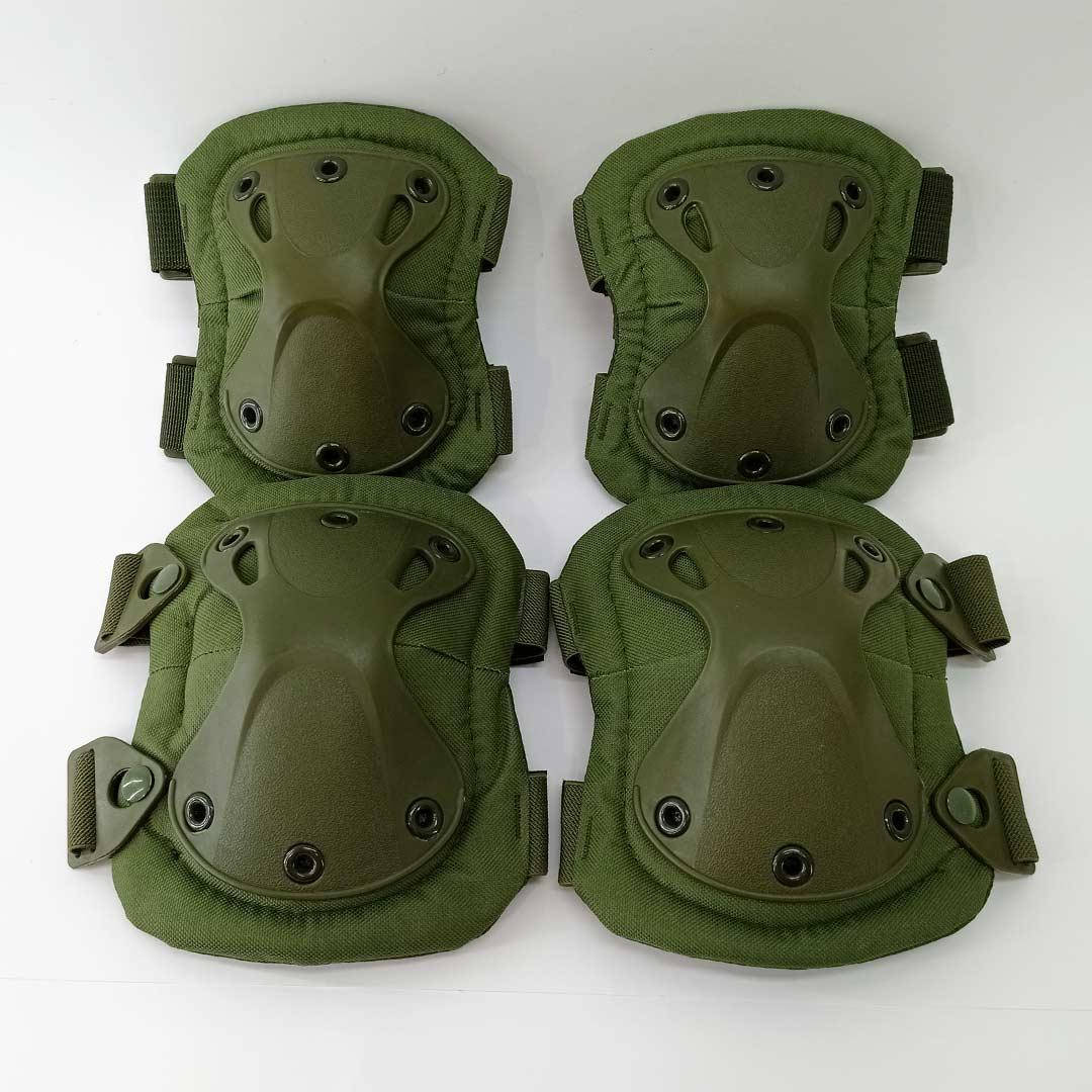 

Комплект тактических наколенников и налокотников 4 шт Пластик Олива Турция