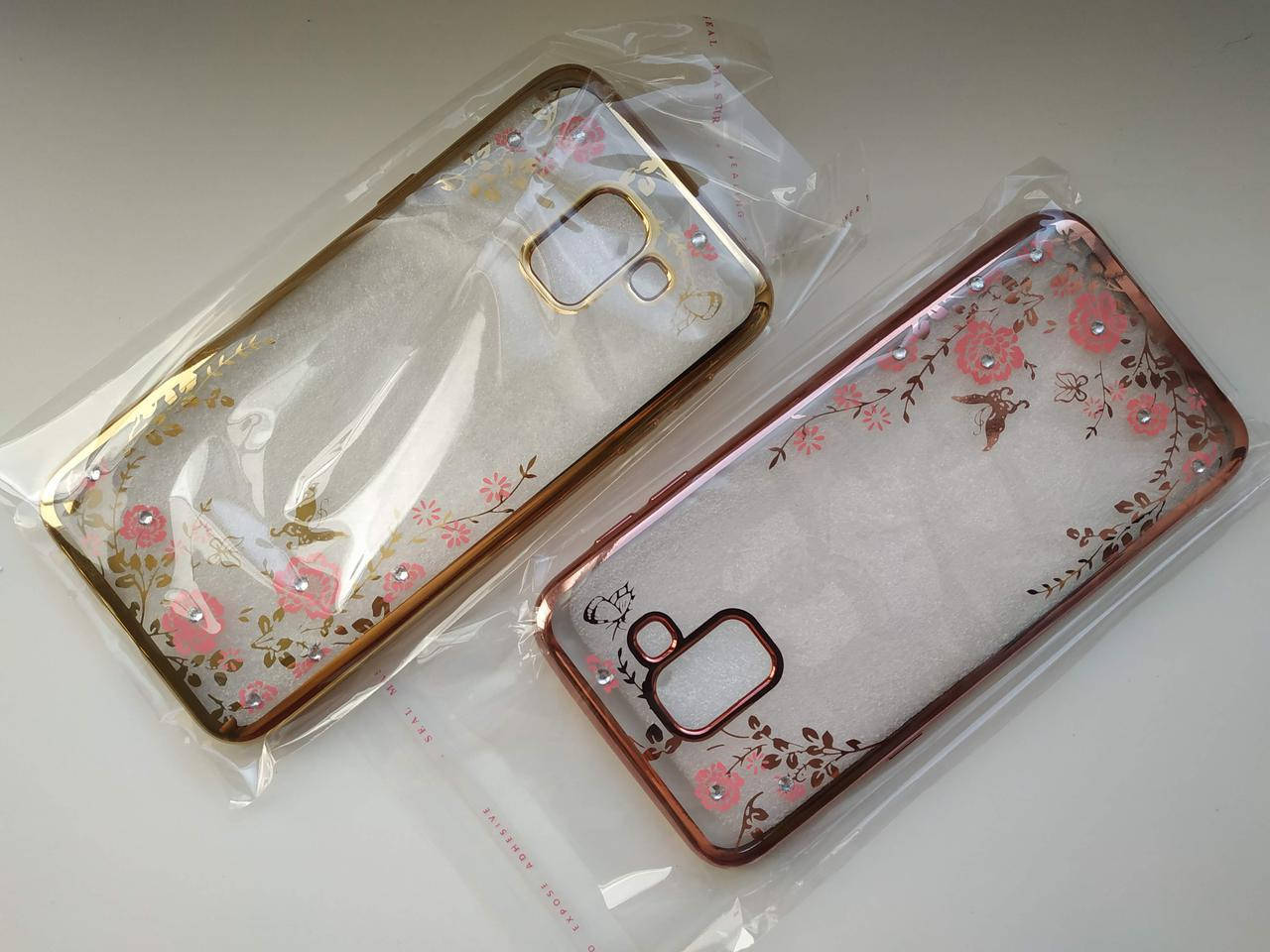 

Чехол силиконовый со стразами Samsung J6 2018 SM-J600F