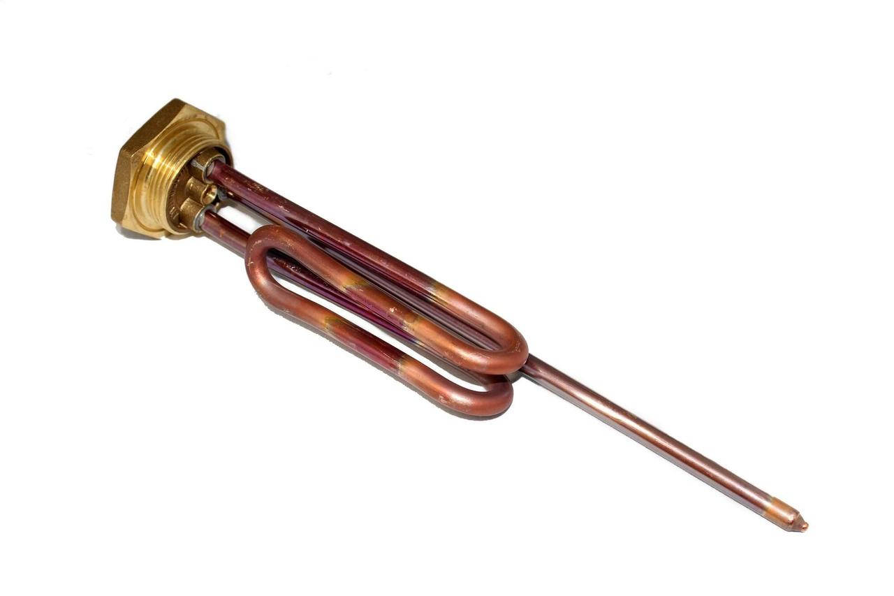 

Тэн Thermowatt для бойлера 2,0 кВт. гайка, гнутый, медь, под анод М6 (Италия)