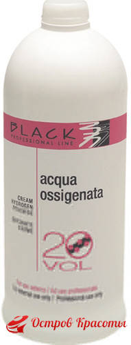 

Эмульсионный окислитель 20 Vol. (6%) Cream Hydrogen Peroxide Black Professional, 1000 мл