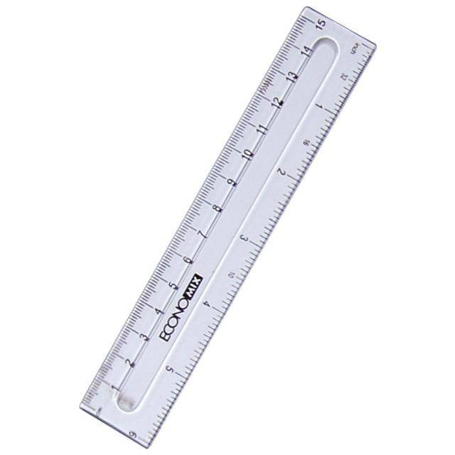 

Линейка EconoMix Е81310 прозрачная 15 см, Черный
