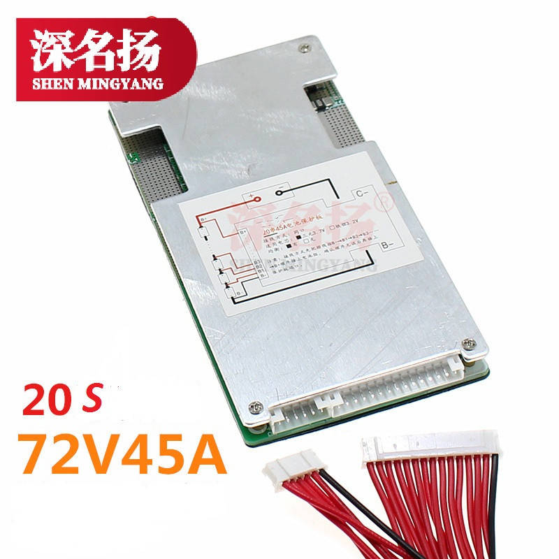 

BMS 20S Li-ion 72V 45А симетричная с балансировкой