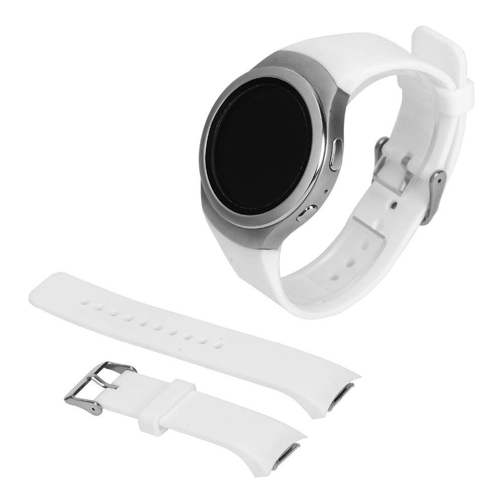 

Силиконовый ремешок для часов Samsung Gear S2 SM-R720/SM-R730 Белый