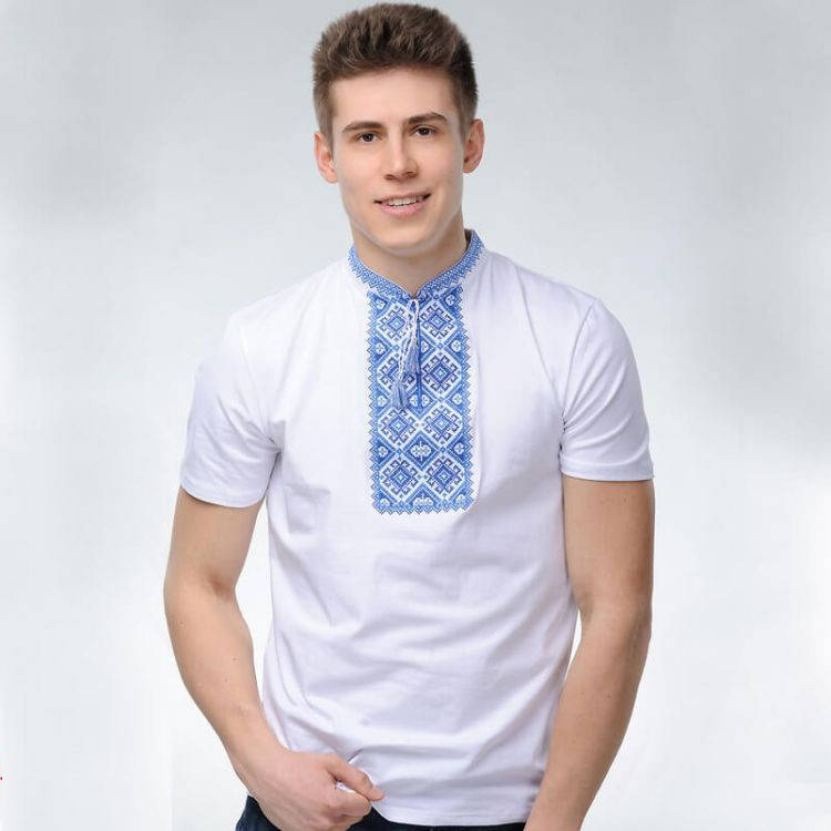 

Мужская футболка вышиванка, Вишиванка чоловіча, р-р 46-58 54