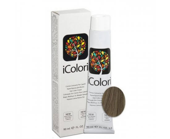 

Крем-краска для окрашивания волос KayPro iColori Hair Care Cream Color 90мл 7.1 пепельный блондин