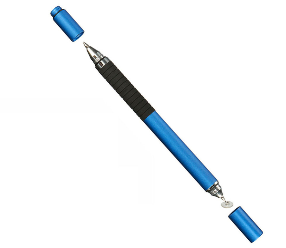 

Стилус ручка Pencil 2 в 1 для рисования для планшетов и смартфонов Синий