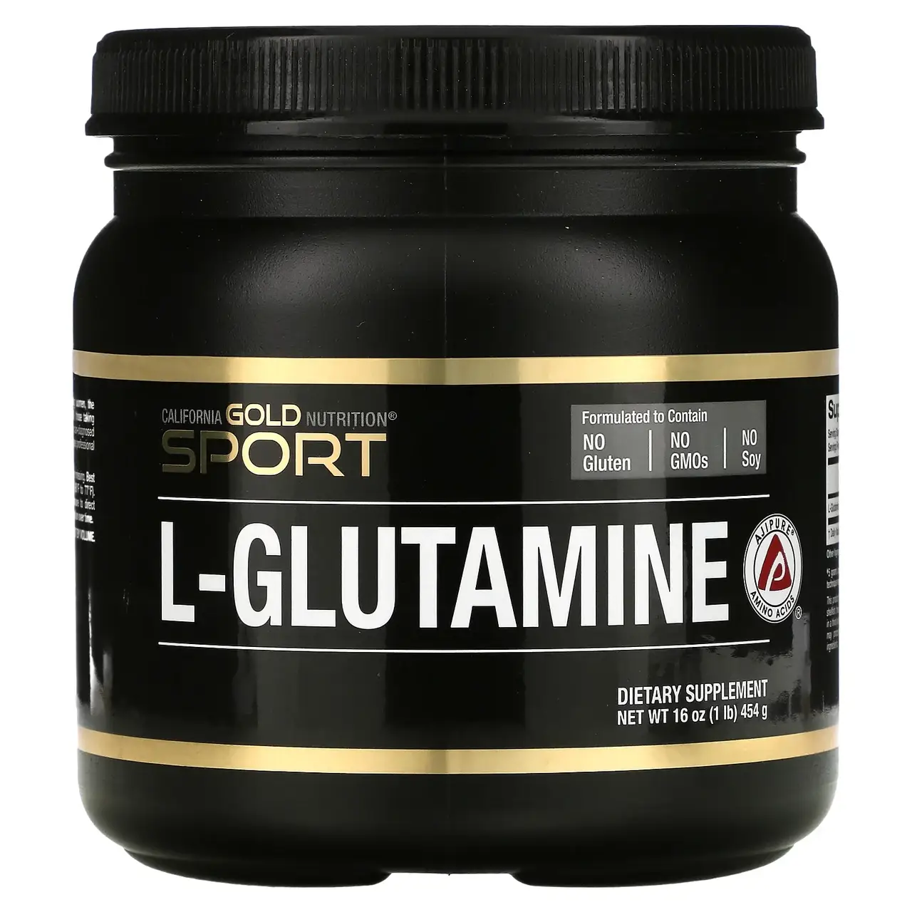 

California Gold Nutrition, AjiPure, порошок L-глютамина, без глютена, 454 г (16 унций)