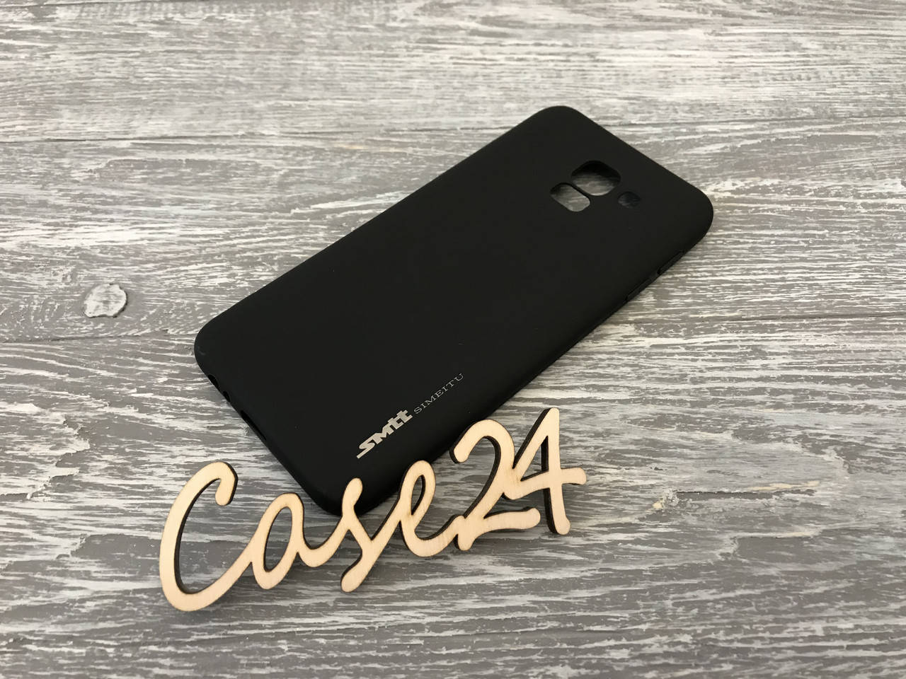 

TPU чехол Smitt накладка бампер для Samsung Galaxy J6 J600 2018 (5 цветов) черный