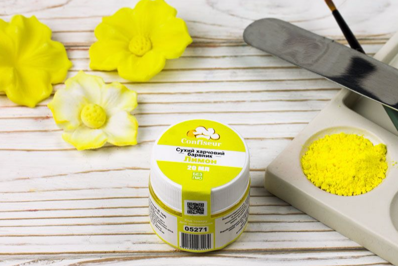 

Сухой пищевой краситель Confiseur Лимон, 20мл