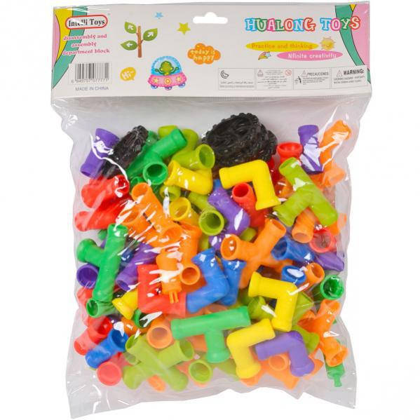 

Конструктор Puzzle blocks «Трубки» HL64…, Разные цвета