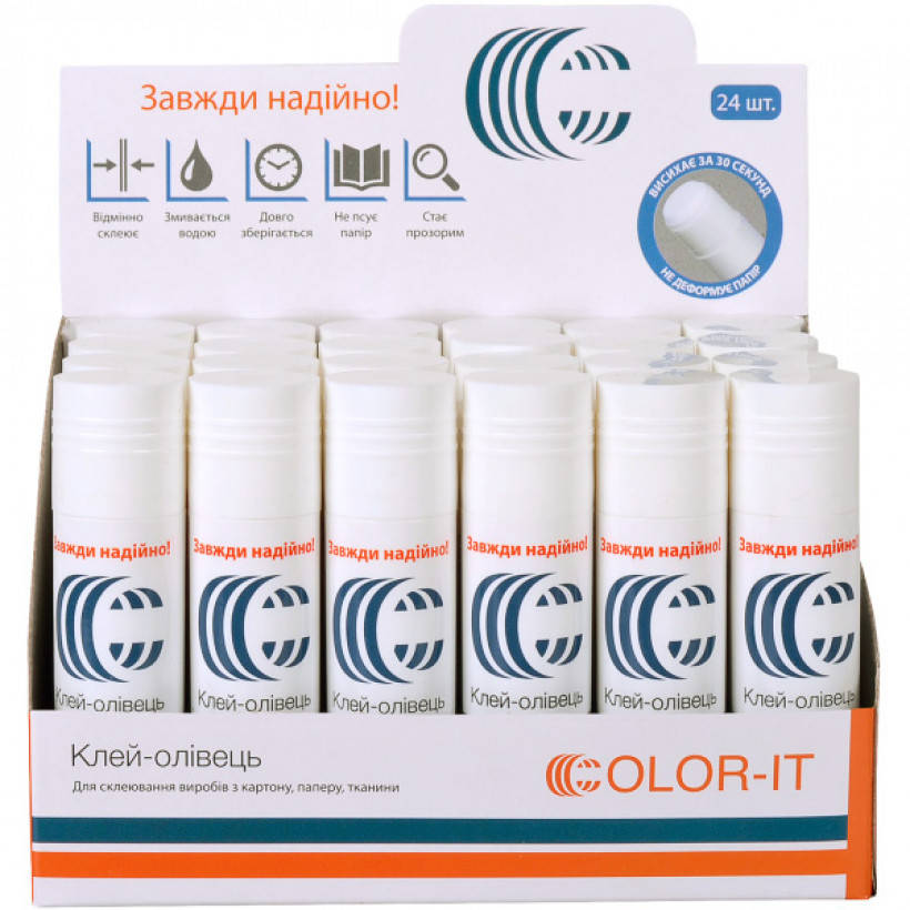 

Клей-карандаш Color 15 гр арт. 69851