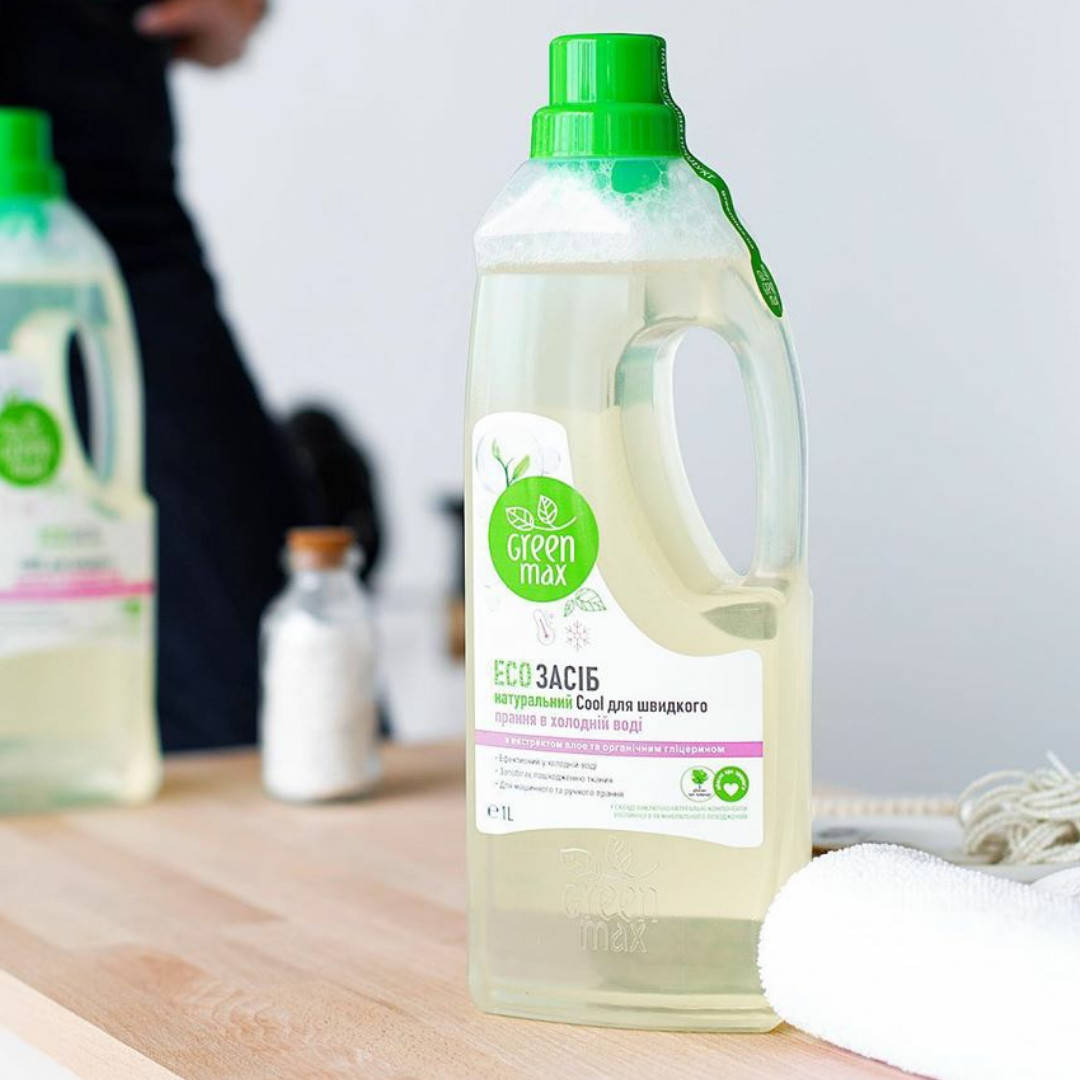 

ЭКО средство Cool для стирки в холодной воде ТМ GREEN MAX