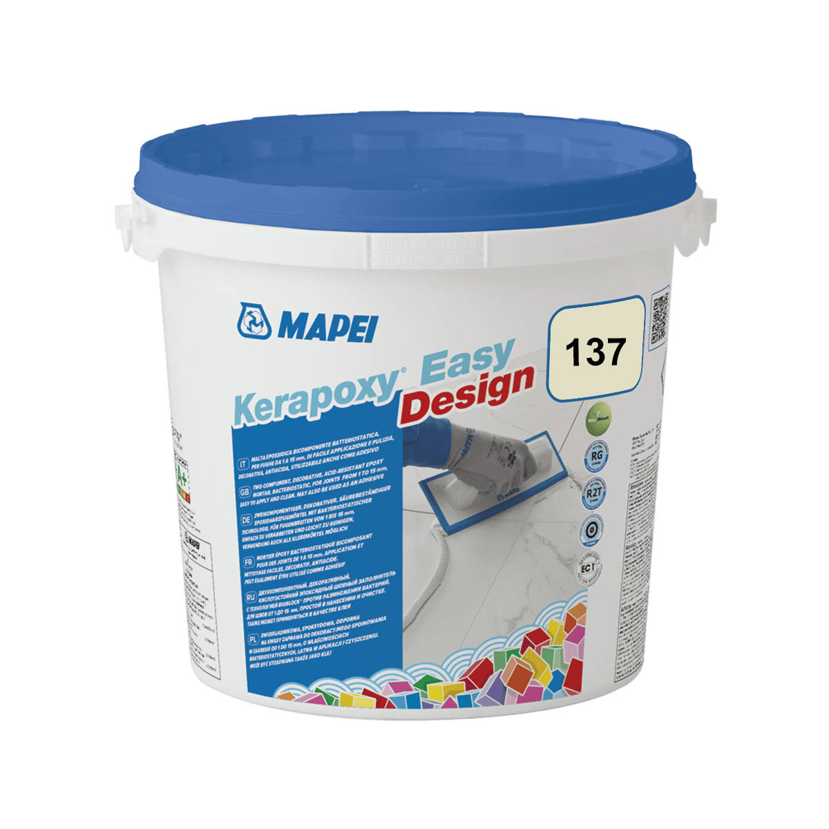 

Эпоксидная затирка для швов Mapei Kerapoxy Easy Design 137 карибский 3кг