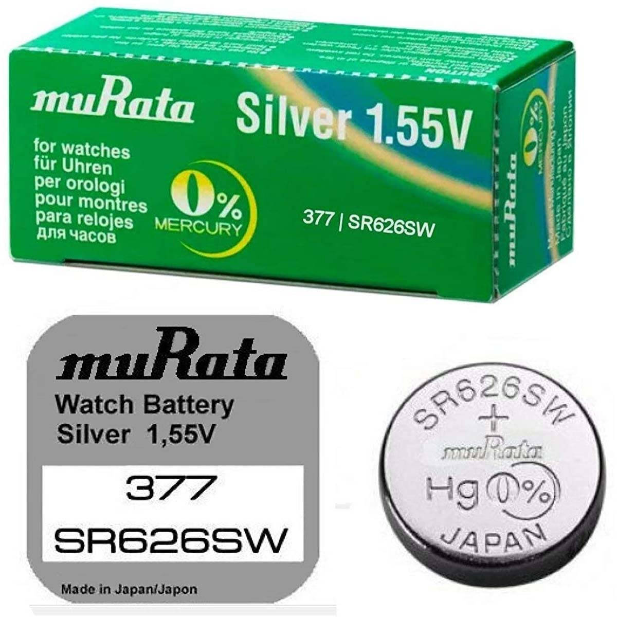 

Батарейка muRata 377 SR626SW-B1