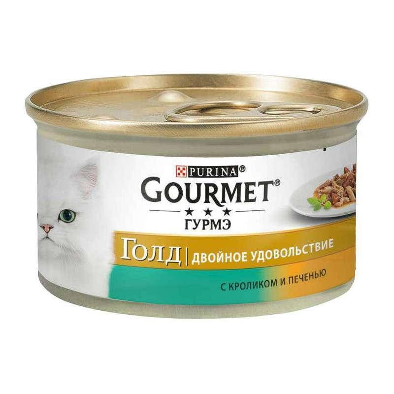 

Gourmet Gold 85 г - Консервированный корм с кроликом и печенью для взрослых кошек