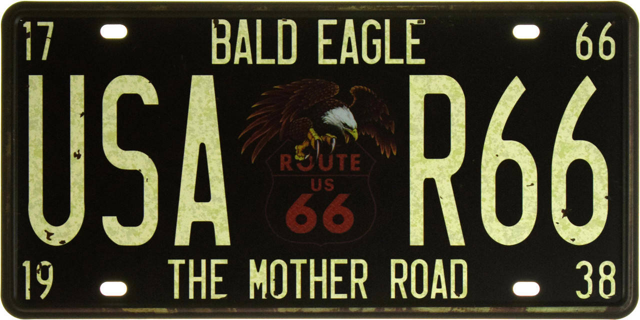 

Металлическая табличка "Белоголовый Орлан / Bald Eagle (USA R66)" (ms-001121)