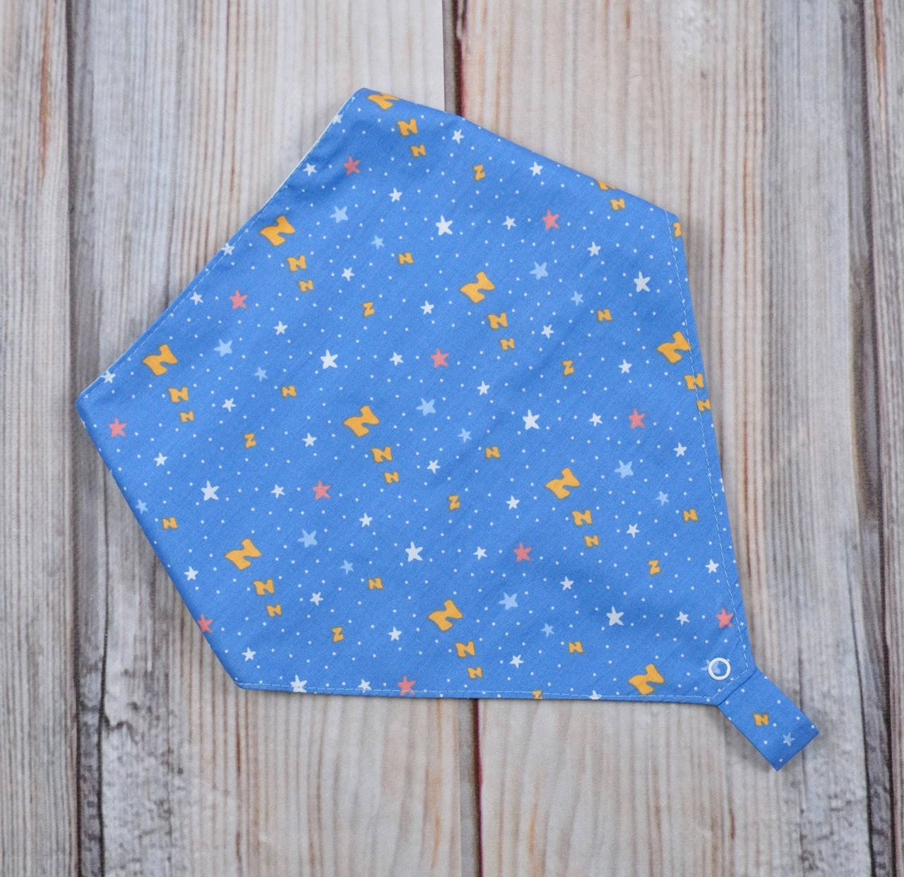 

Слюнявчик бандана с держателем для пустышки Сон MagBaby, Синий