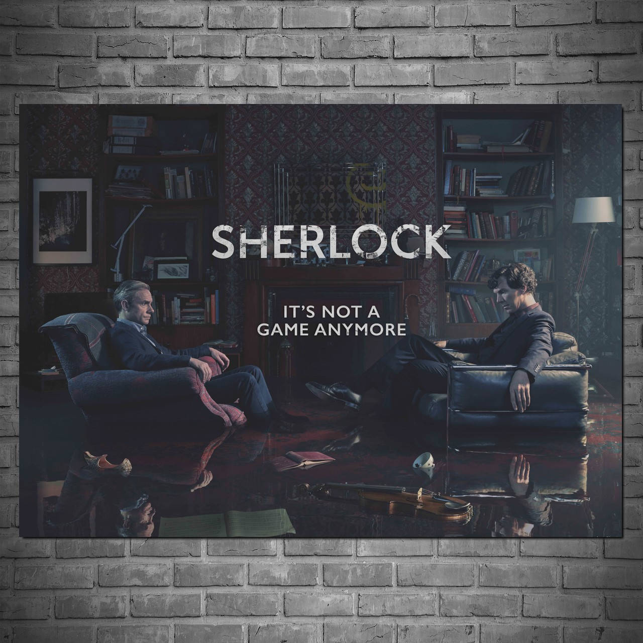 

Плакат "Шерлок, Sherlock, Not a game anymore" (артикул 0176) 30, Полуглянец, 42