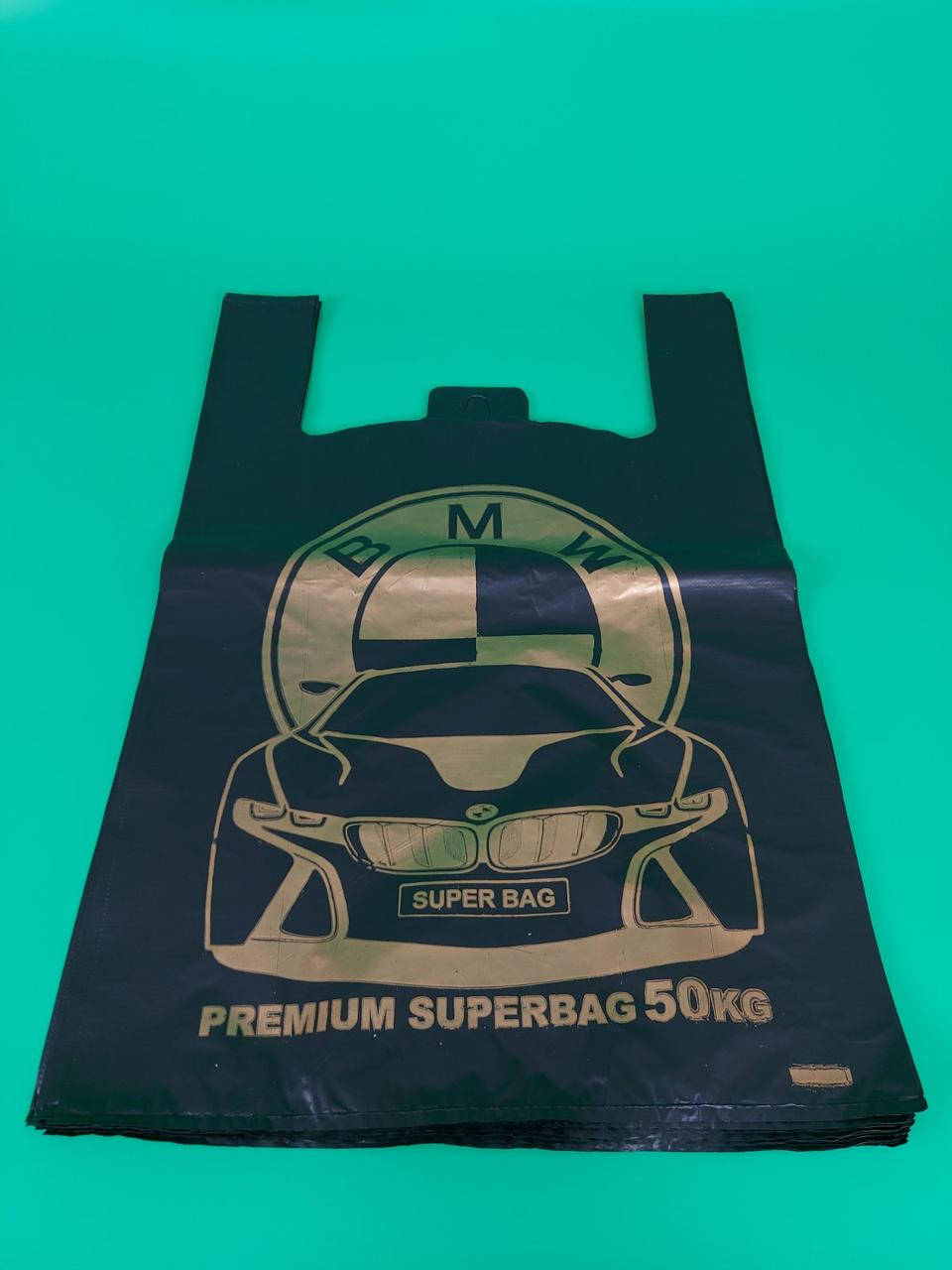 

Пакет 40х60 "БМВ" черный ПримьерПак (50 шт)