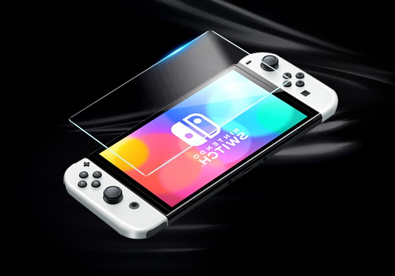 

Закаленное защитное стекло HAIFVA для Nintendo Switch OLED / Есть чехлы